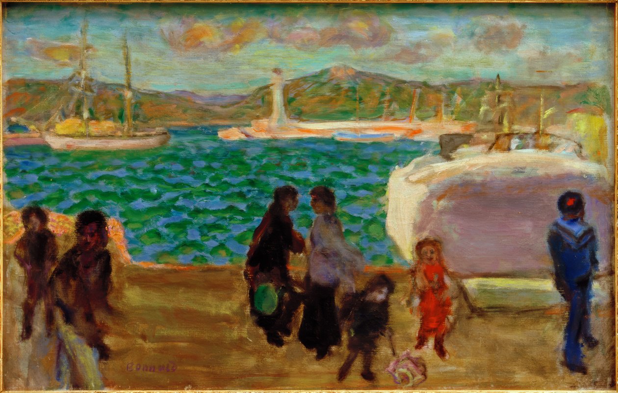 Mglista zatoka (mistralne niebo) autorstwa Pierre Bonnard