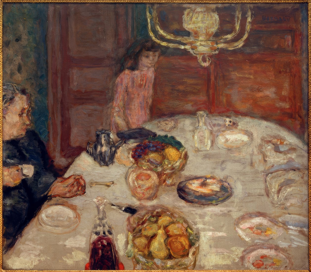 Gruszki (Obiad w Grand-Lemps) autorstwa Pierre Bonnard
