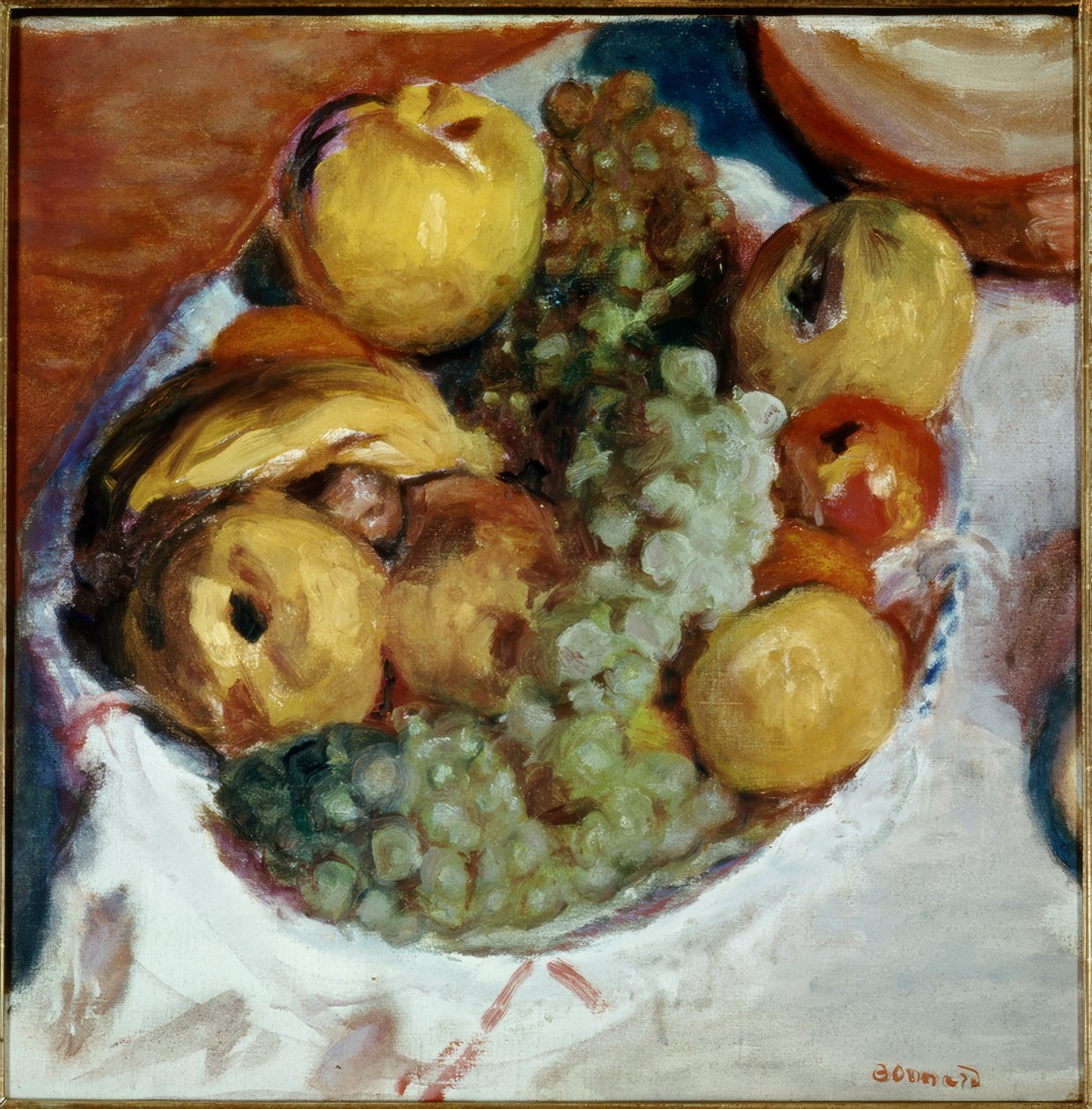 Martwa natura, trzy kiście winogron autorstwa Pierre Bonnard
