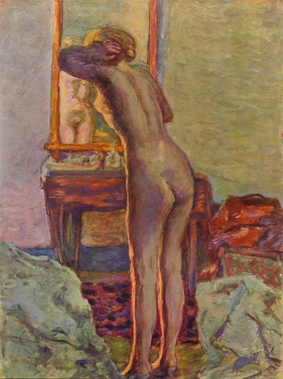 Akt u fryzjera, 1935 autorstwa Pierre Bonnard