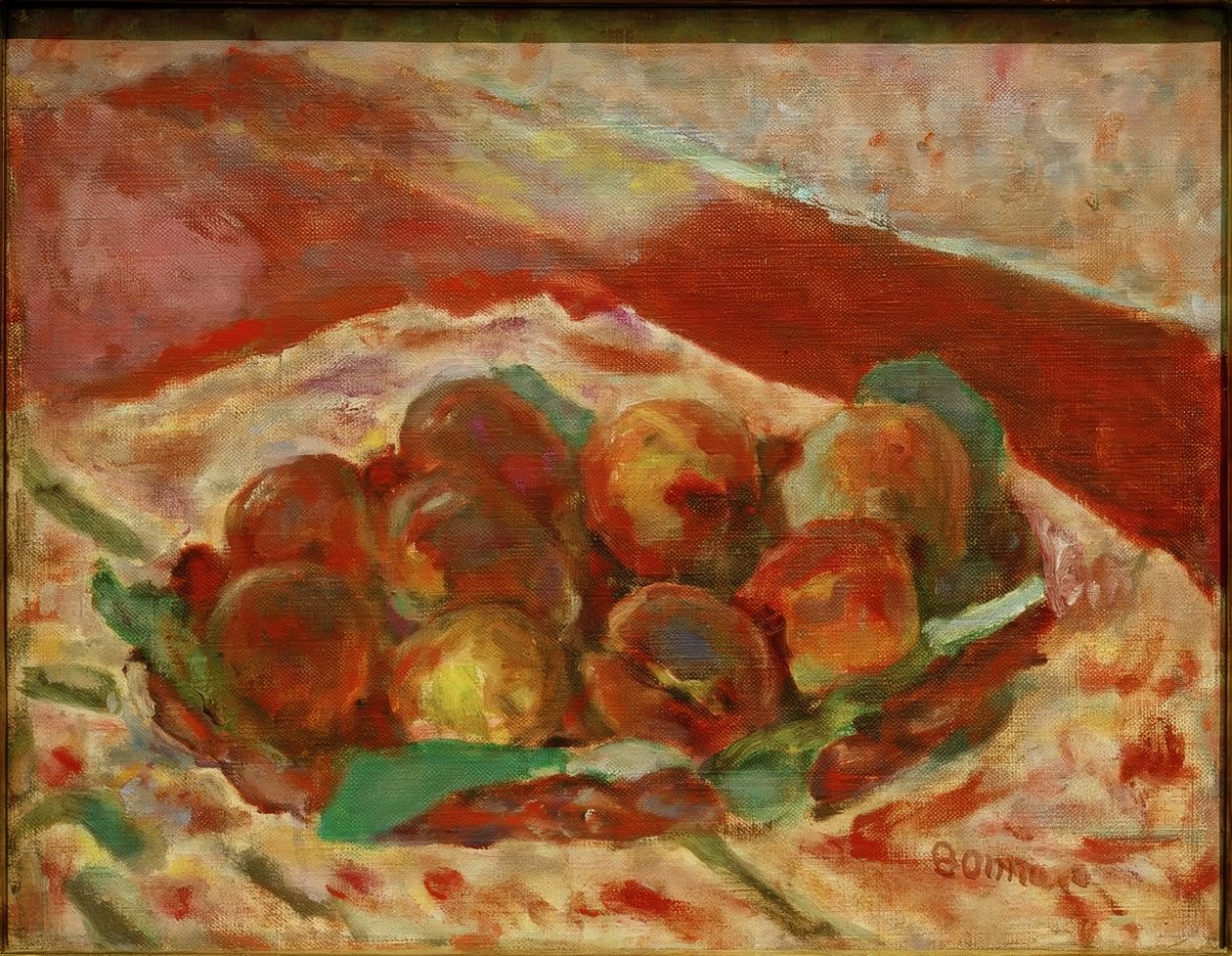 Kosz brzoskwiń autorstwa Pierre Bonnard