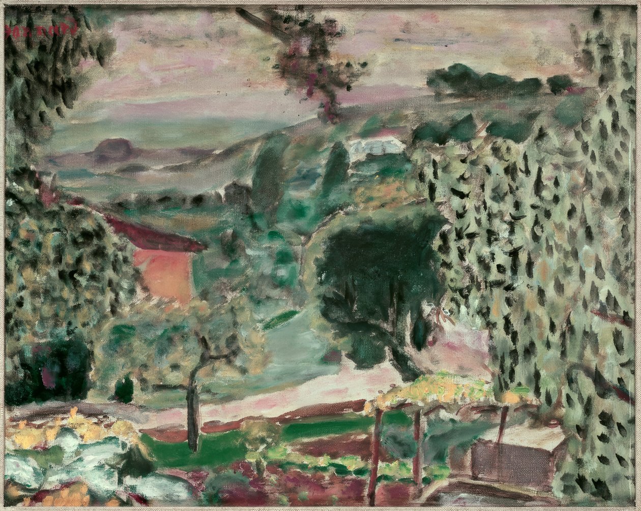 Krajobraz Cannet autorstwa Pierre Bonnard