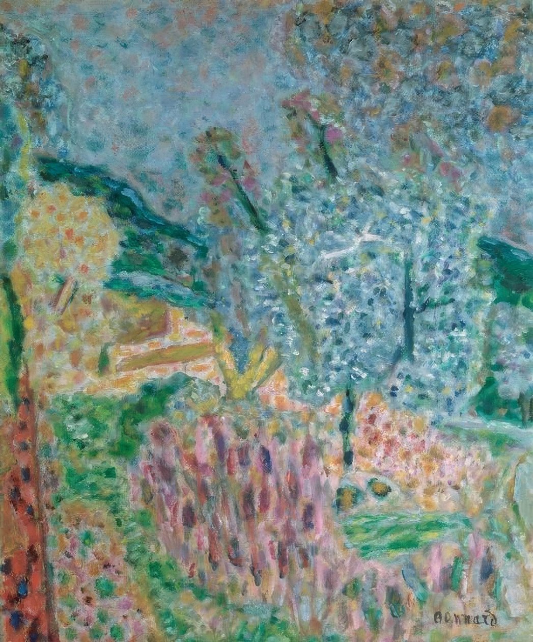 Krajobraz Cannet autorstwa Pierre Bonnard