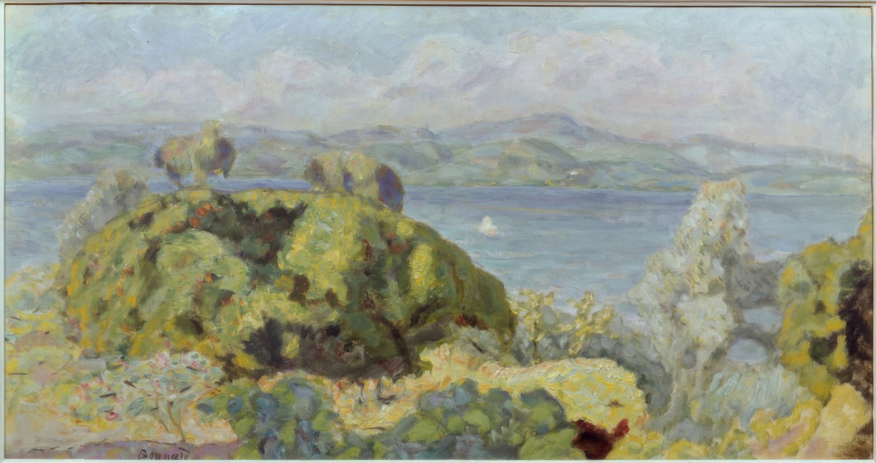 Krajobraz lub piękna burzowa pogoda autorstwa Pierre Bonnard