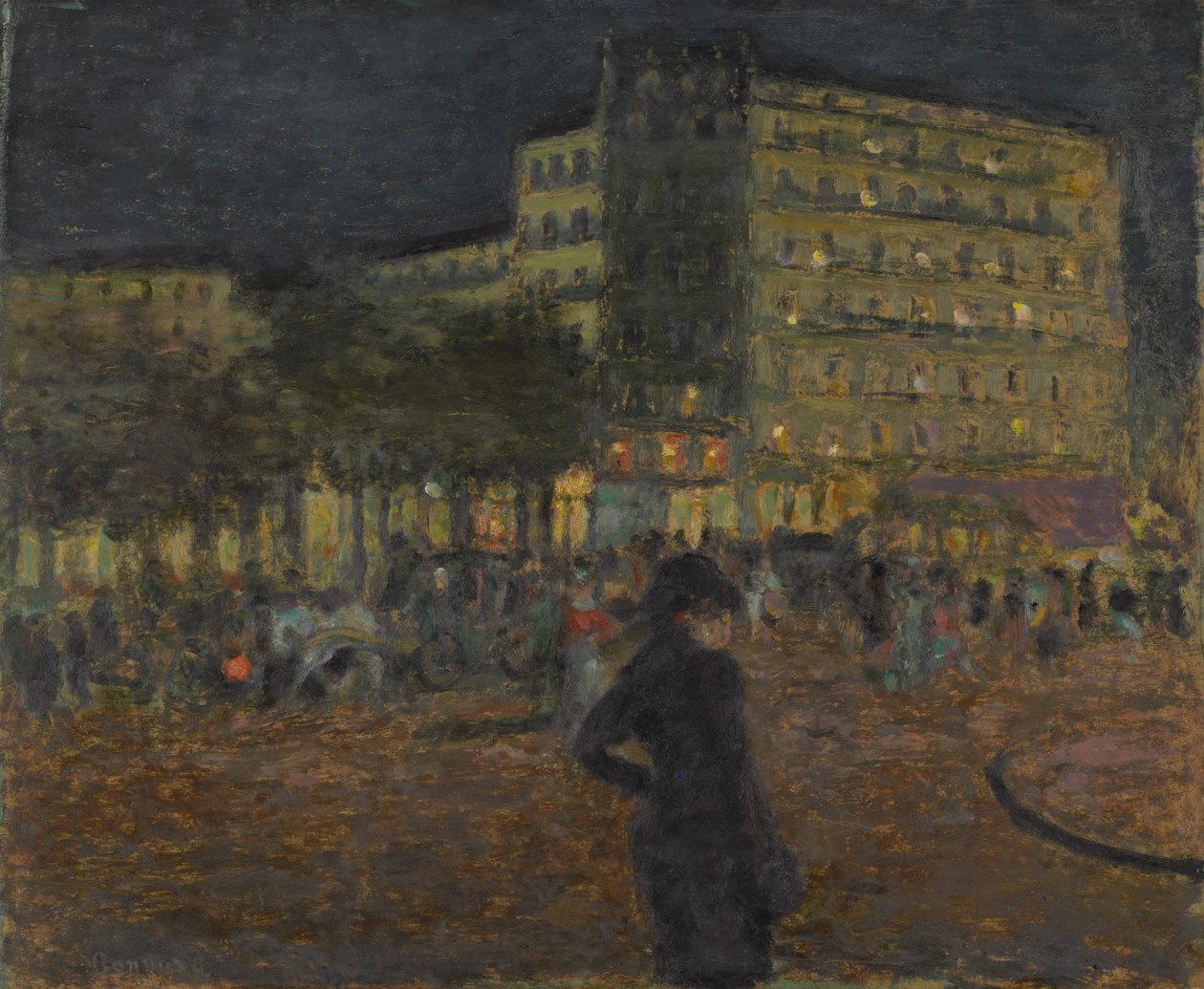 Umieść Pigalle w nocy autorstwa Pierre Bonnard