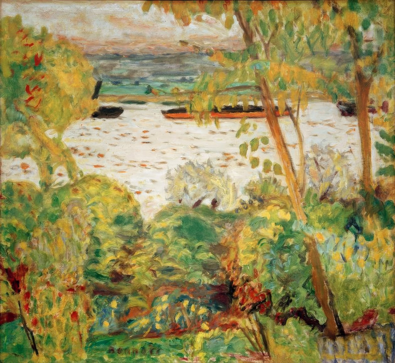 Holownik w Vernon autorstwa Pierre Bonnard
