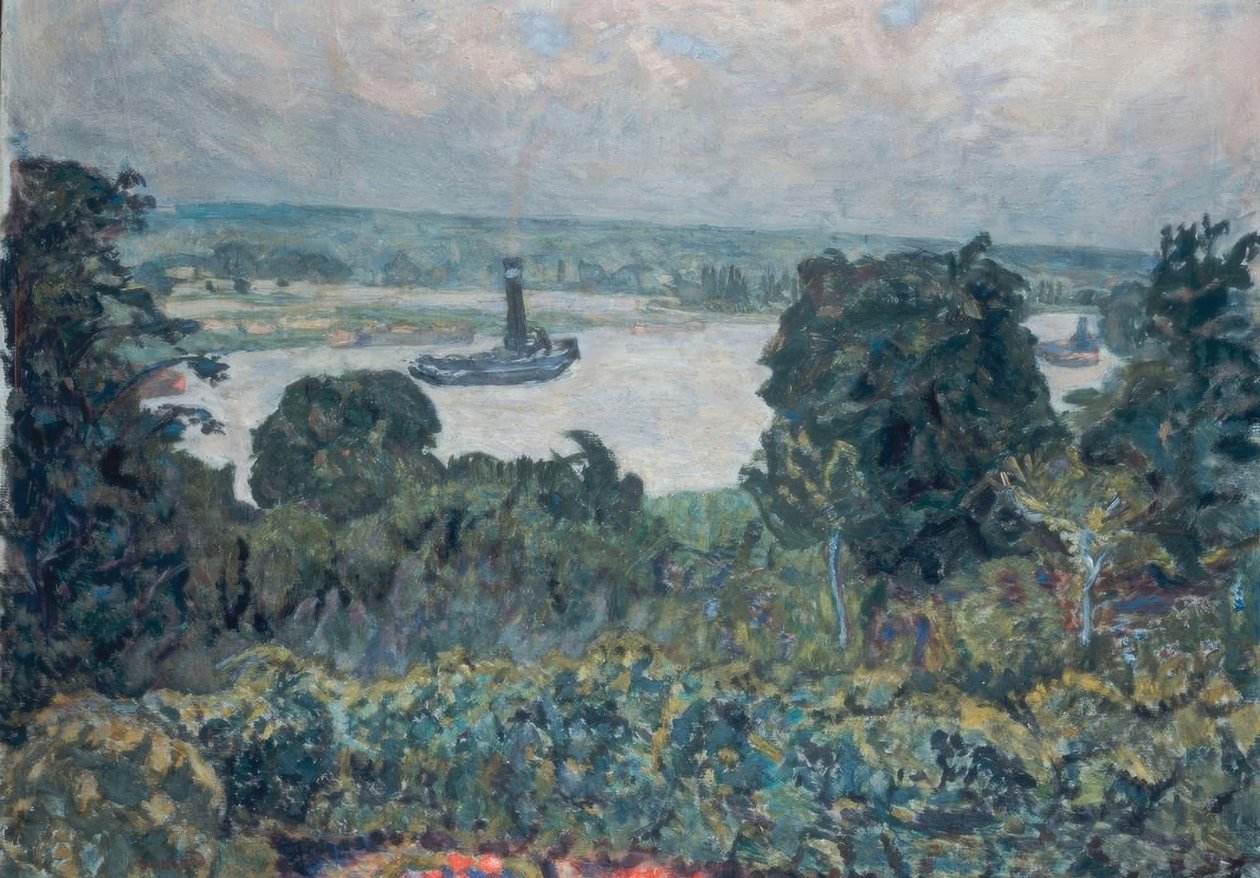 Holownik na Sekwanie autorstwa Pierre Bonnard