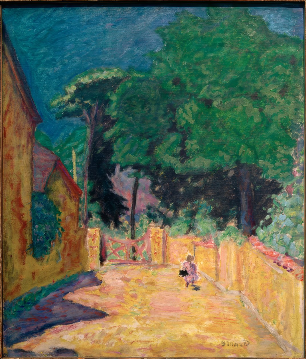 Aleja w Vernonnet autorstwa Pierre Bonnard