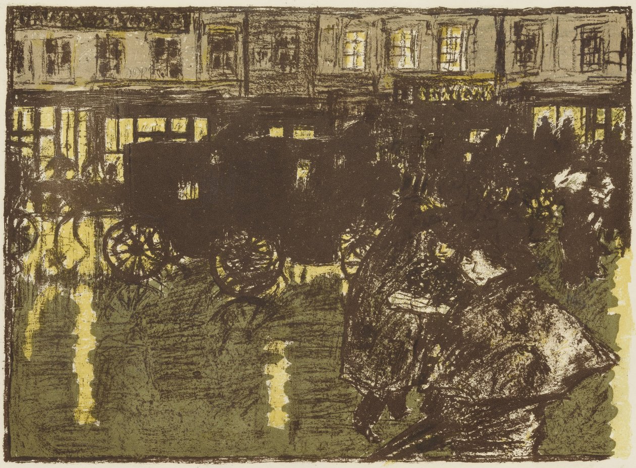 Niektóre aspekty życia w Paryżu autorstwa Pierre Bonnard
