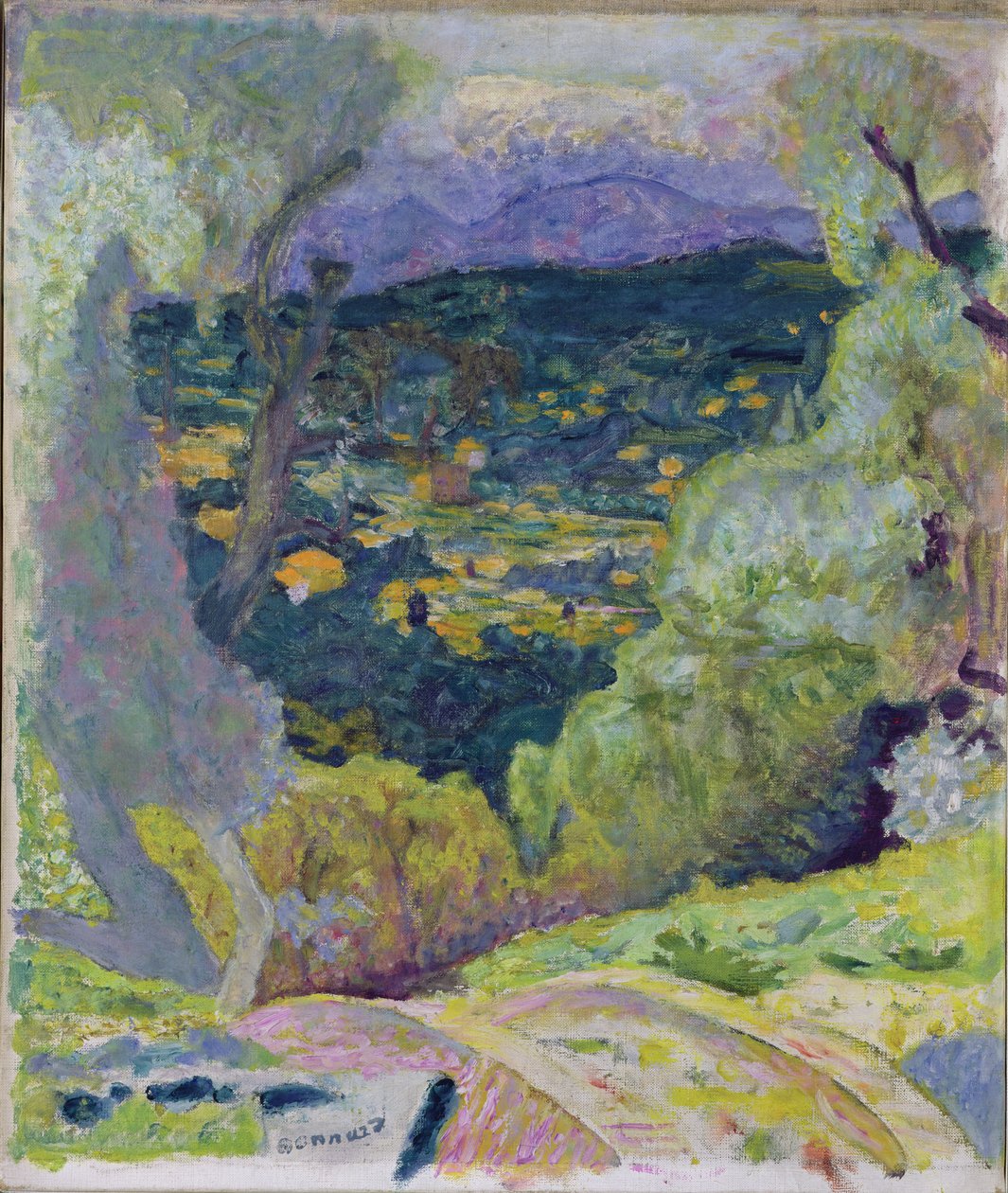 Ustawienie południowe, Le Cannet, ok. 1929 autorstwa Pierre Bonnard