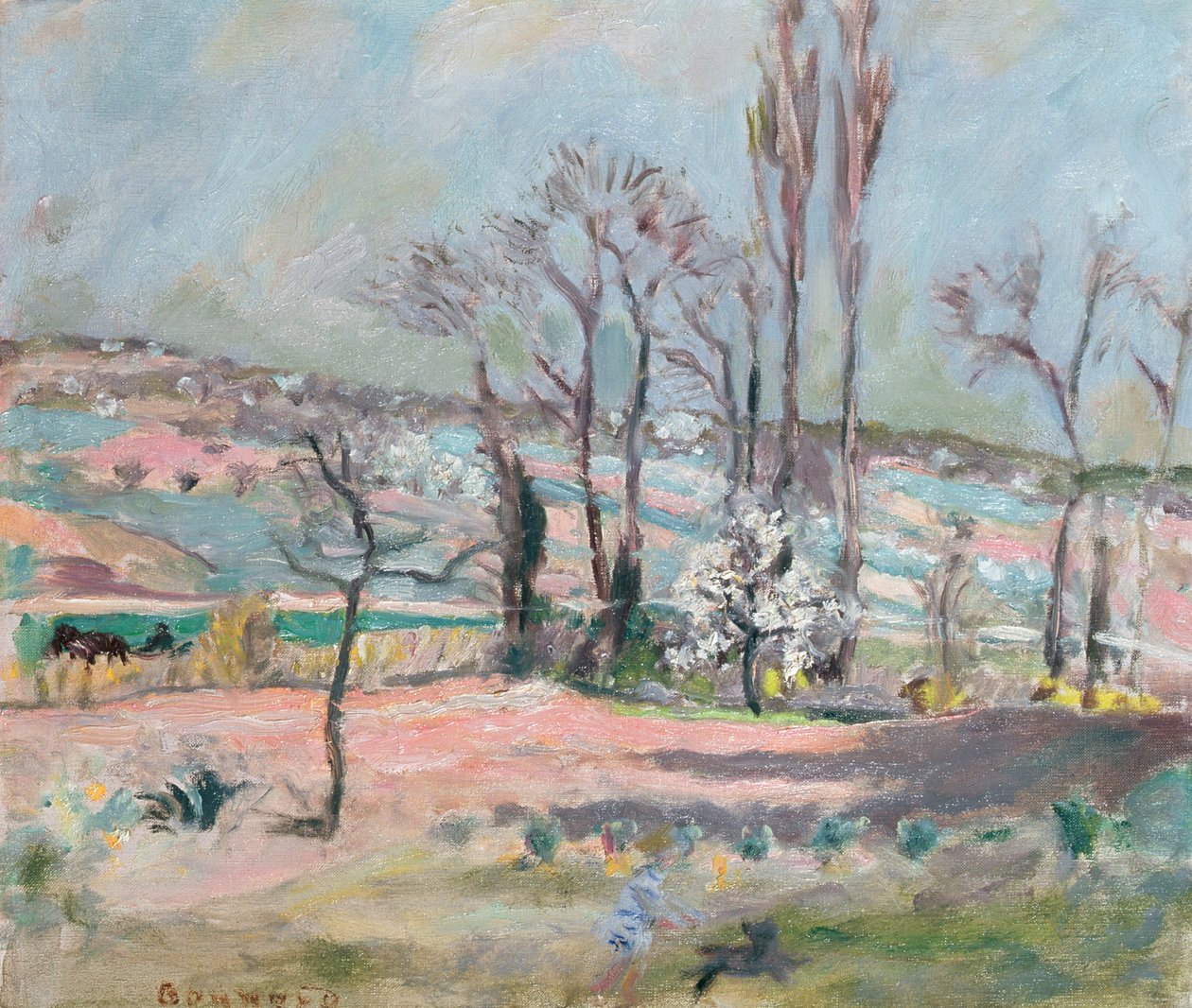 Wiosenny krajobraz autorstwa Pierre Bonnard
