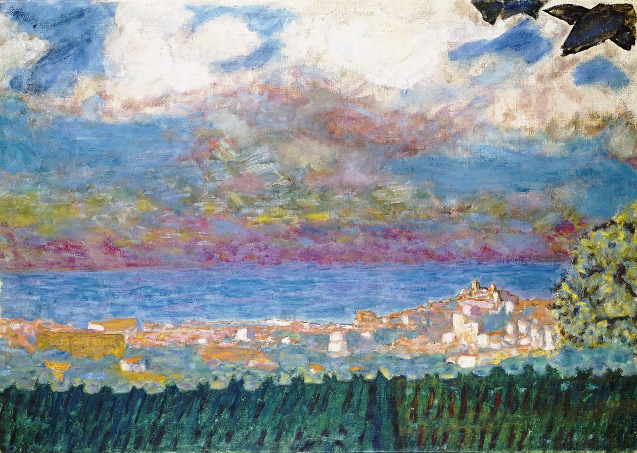 Burzowe niebo nad Cannes, 1945 autorstwa Pierre Bonnard