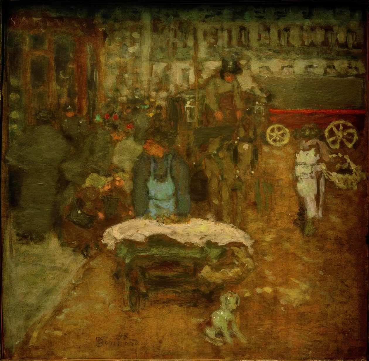 Na Bulwarze autorstwa Pierre Bonnard