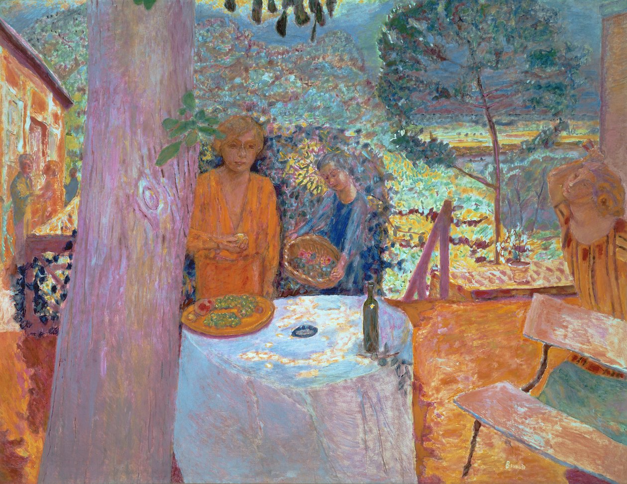Taras w Vernon, 1920-39 autorstwa Pierre Bonnard