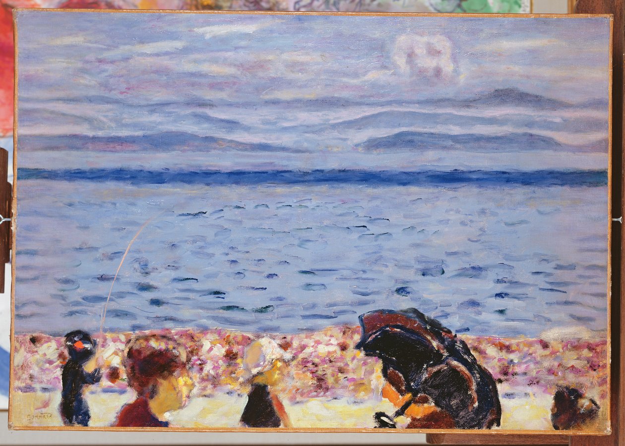 Plaża, Morze Błękitne, ok. 1930 autorstwa Pierre Bonnard