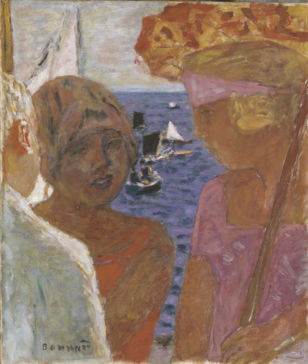 Rozmowa w Arcachon autorstwa Pierre Bonnard