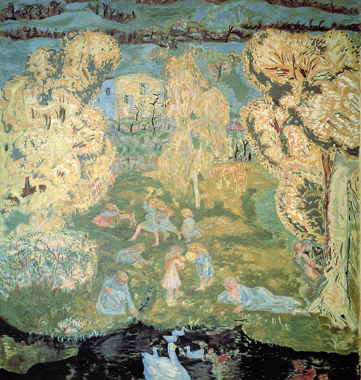 Pierwsze dni wiosny na wsi, 1912 autorstwa Pierre Bonnard