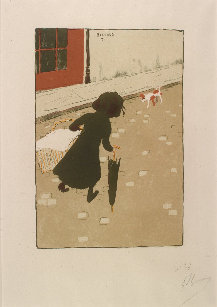 Mała Pralnia z Albumu Malarzy-Grafików autorstwa Pierre Bonnard