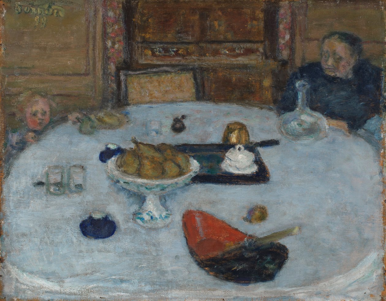 Posiłek, 1899 autorstwa Pierre Bonnard