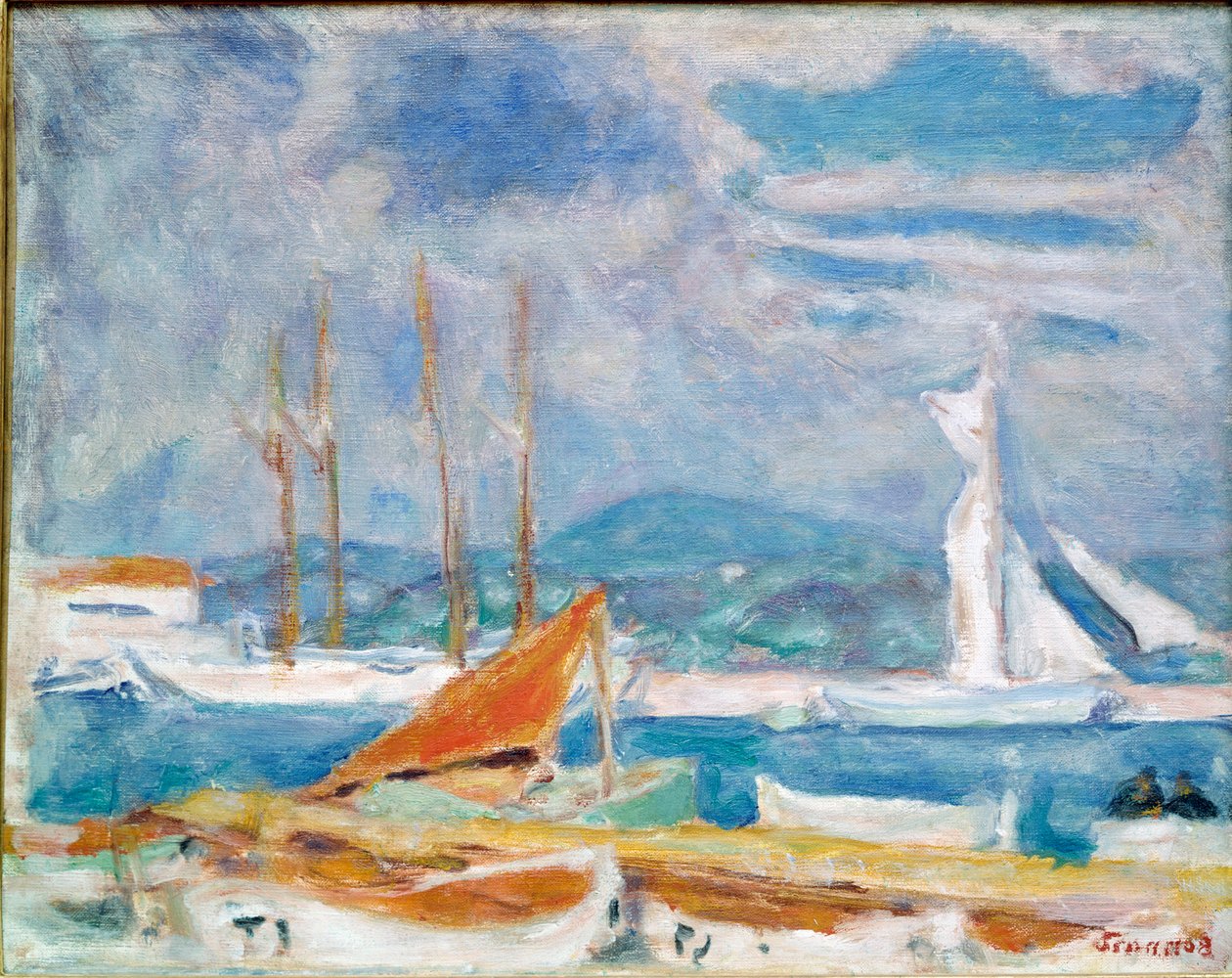 Port Saint Tropez Obraz Pierre