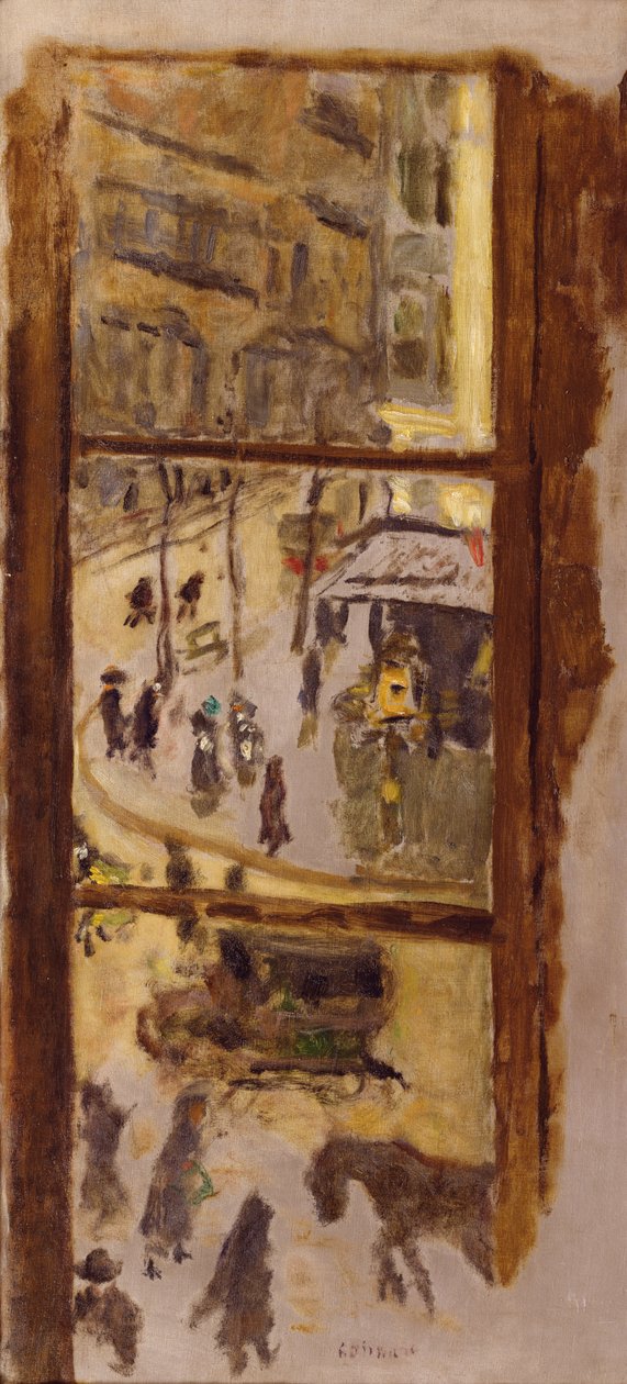 Przez Windows autorstwa Pierre Bonnard