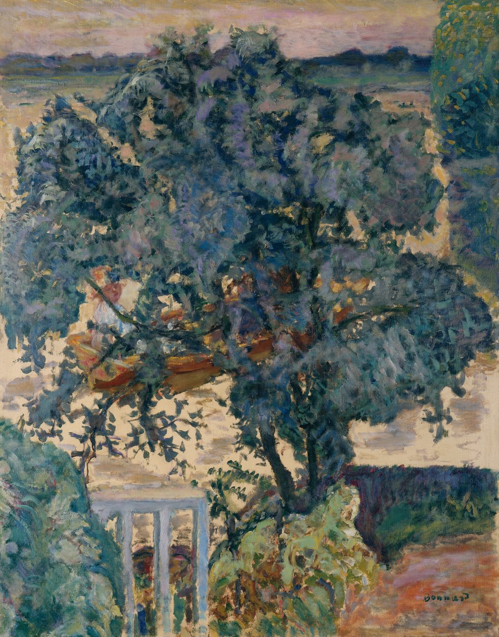 Drzewo nad rzeką autorstwa Pierre Bonnard