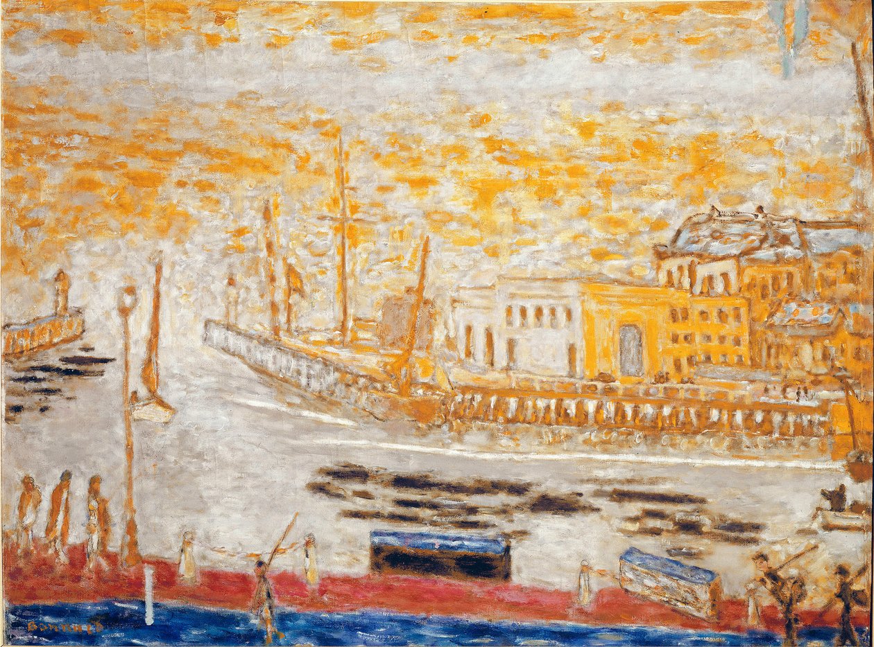 Trouville opuszcza port Obraz Pierre