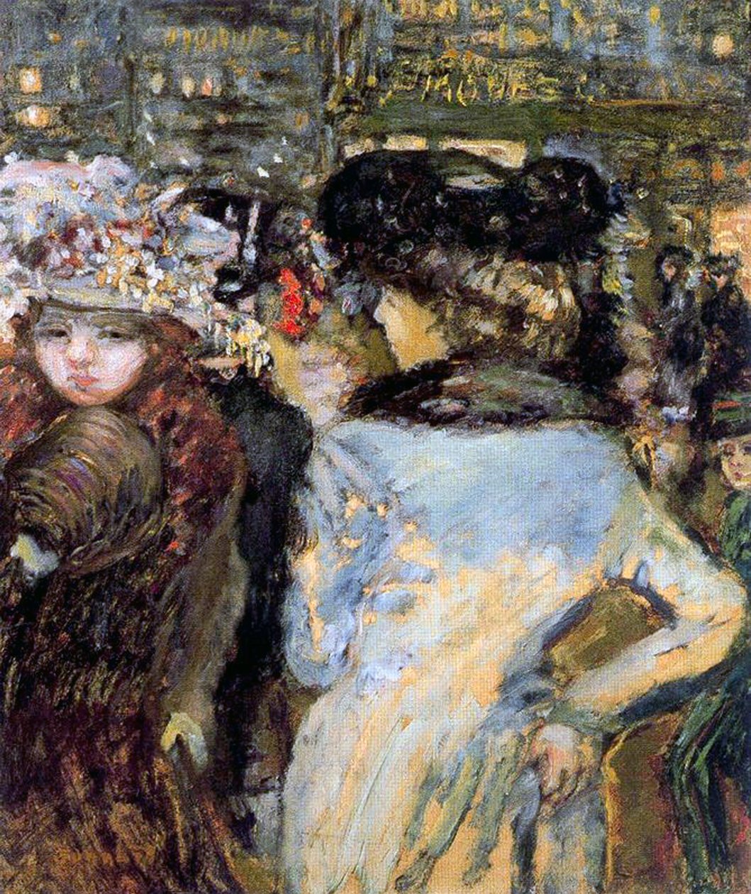 Dwie kobiety, Place Clichy, Paryż, 1905 autorstwa Pierre Bonnard