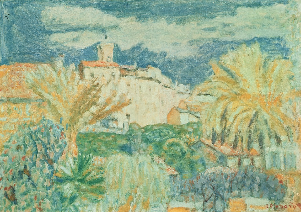 Widok Le Cannet, 1920 autorstwa Pierre Bonnard