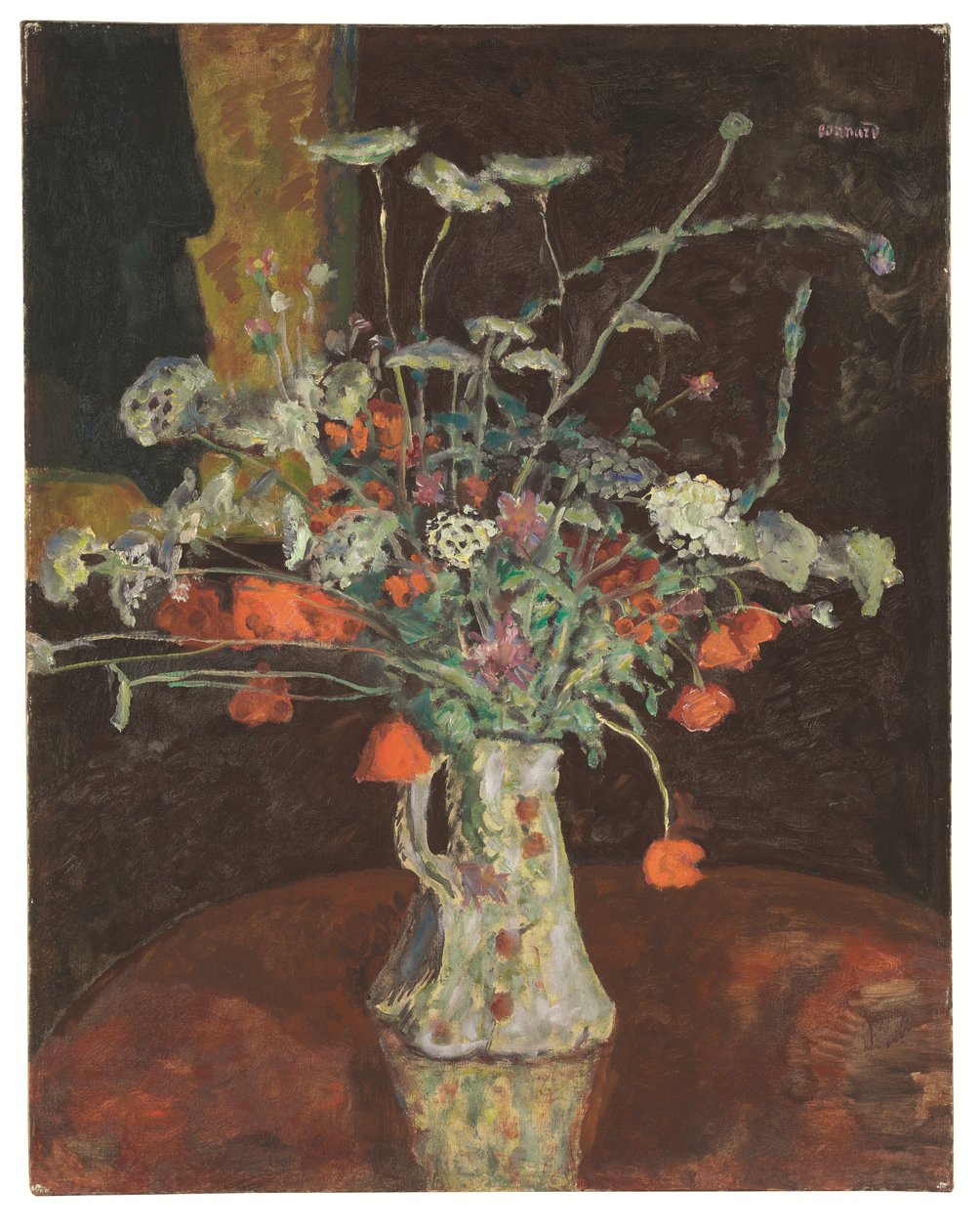 Dzikie kwiaty, baldachy i maki, ok. 1912 (olej na płótnie) autorstwa Pierre Bonnard