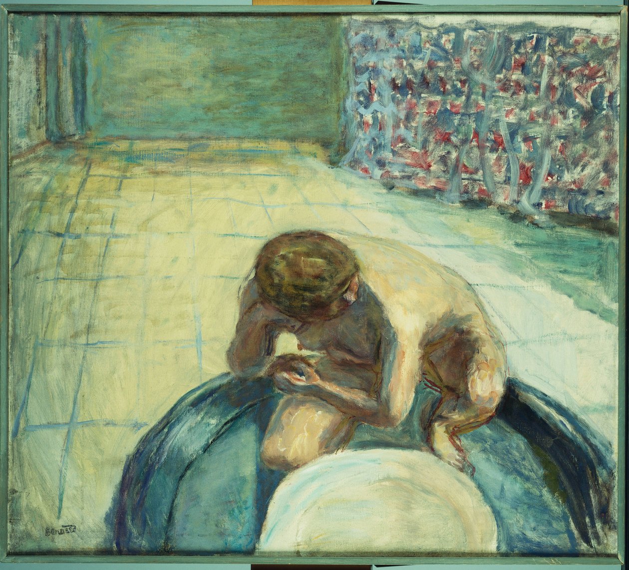 Kobieta w wannie, ok. 1917 (olej na płótnie) autorstwa Pierre Bonnard