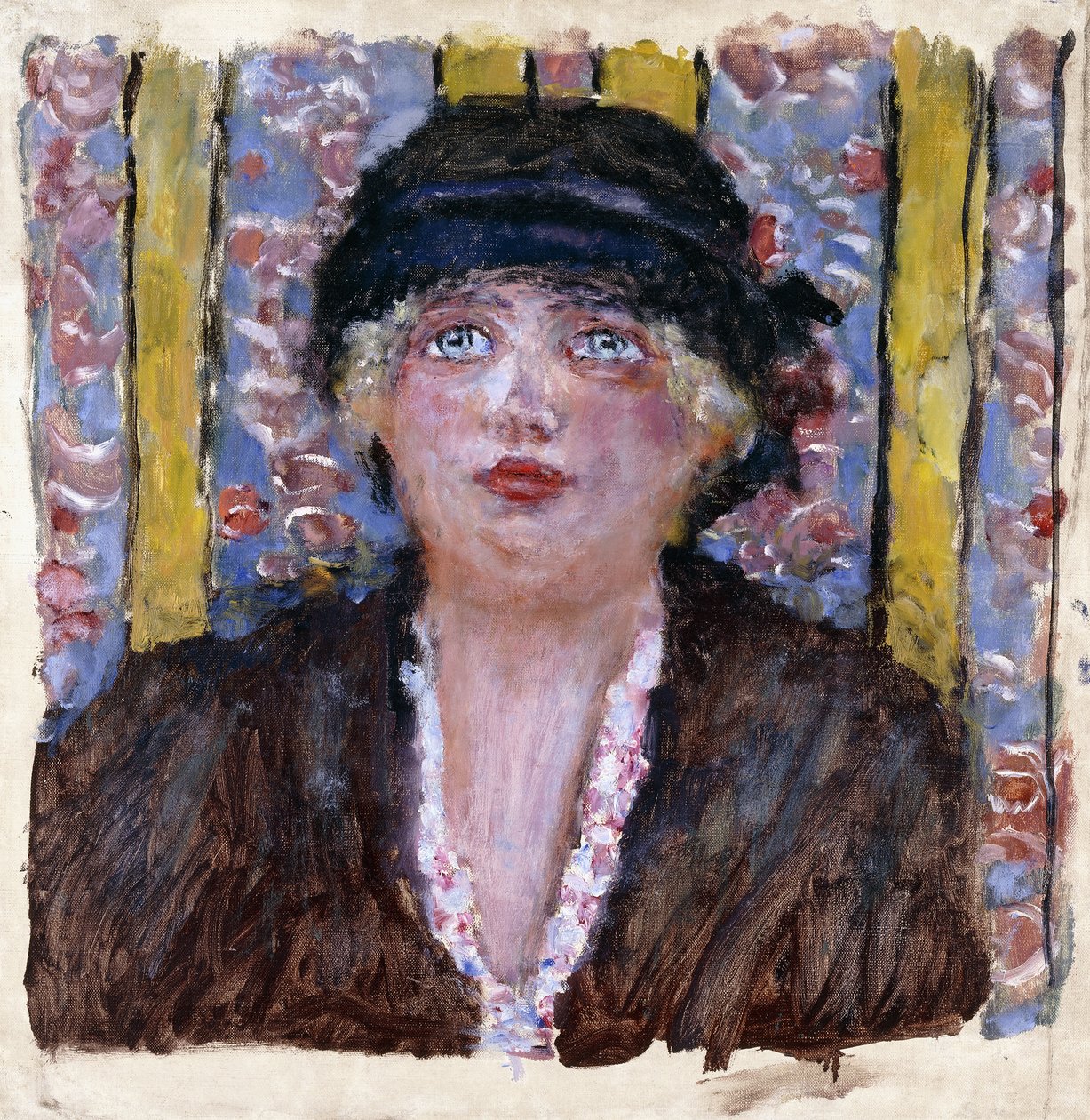 Kobieta w kapeluszu, ok. 1920 (olej na płótnie) autorstwa Pierre Bonnard
