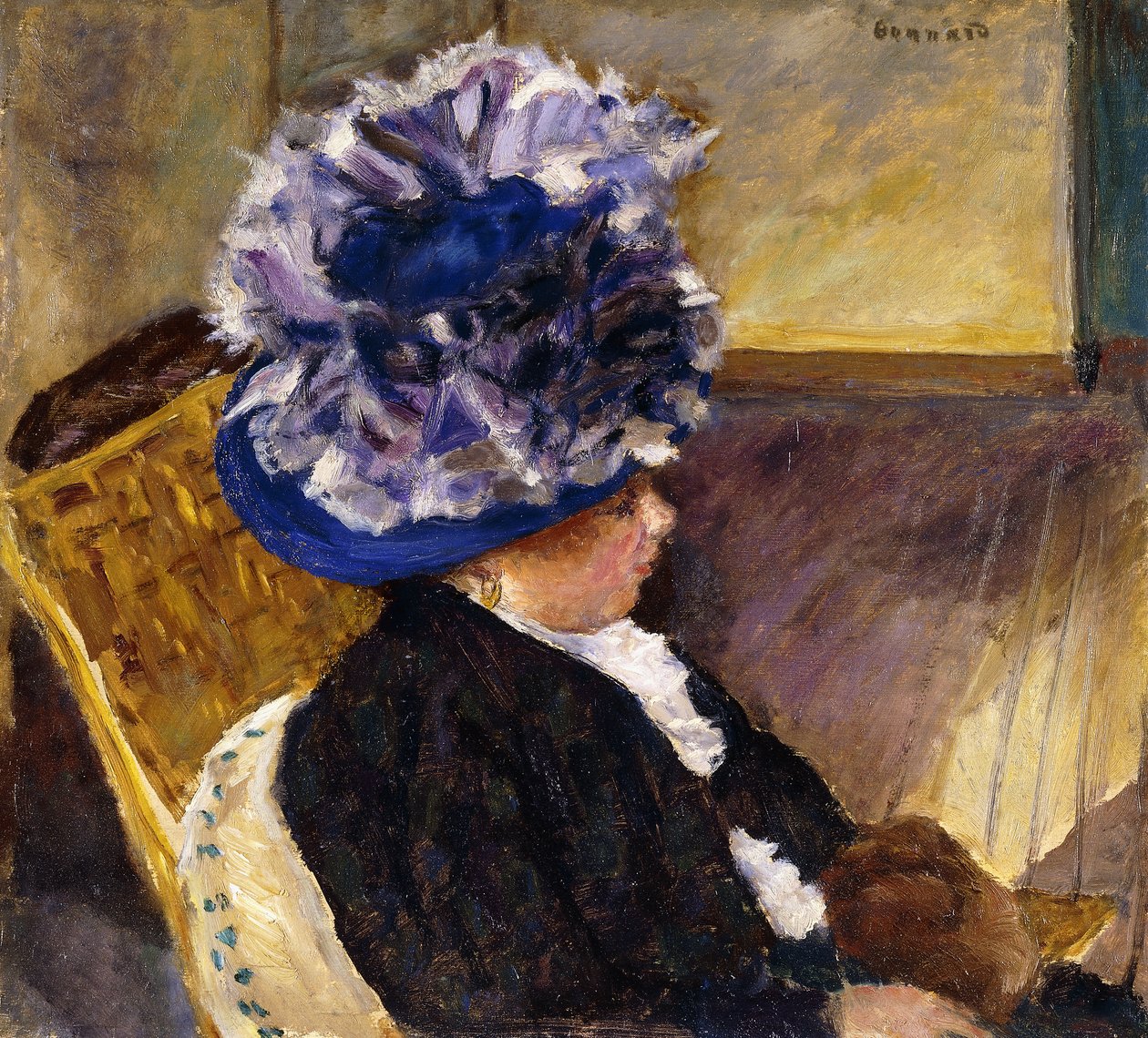 Młoda Kobieta w Niebieskim Kapeluszu; Młoda kobieta w niebieskim kapeluszu autorstwa Pierre Bonnard