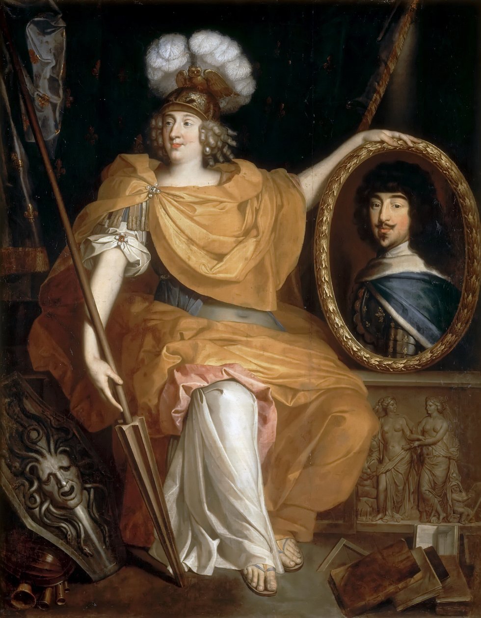 Portret Anne Marie Louise dOrléans, księżnej Montpensier autorstwa Pierre Bourguignon