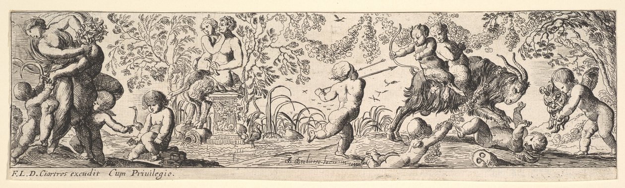 Bachnal, 1600-1642. autorstwa Pierre Brebiette
