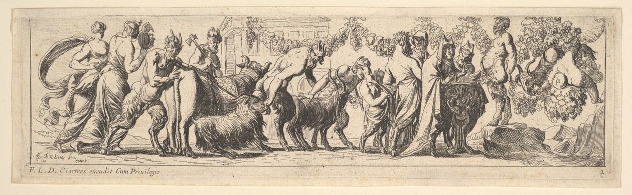 Bachnal, 1615-42. autorstwa Pierre Brebiette