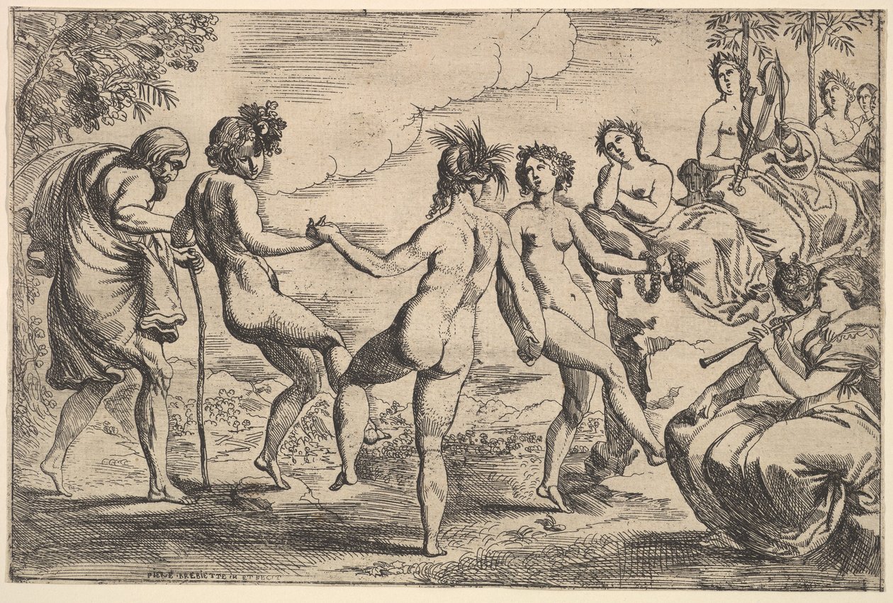 Orfeusz, 1610-42. autorstwa Pierre Brebiette