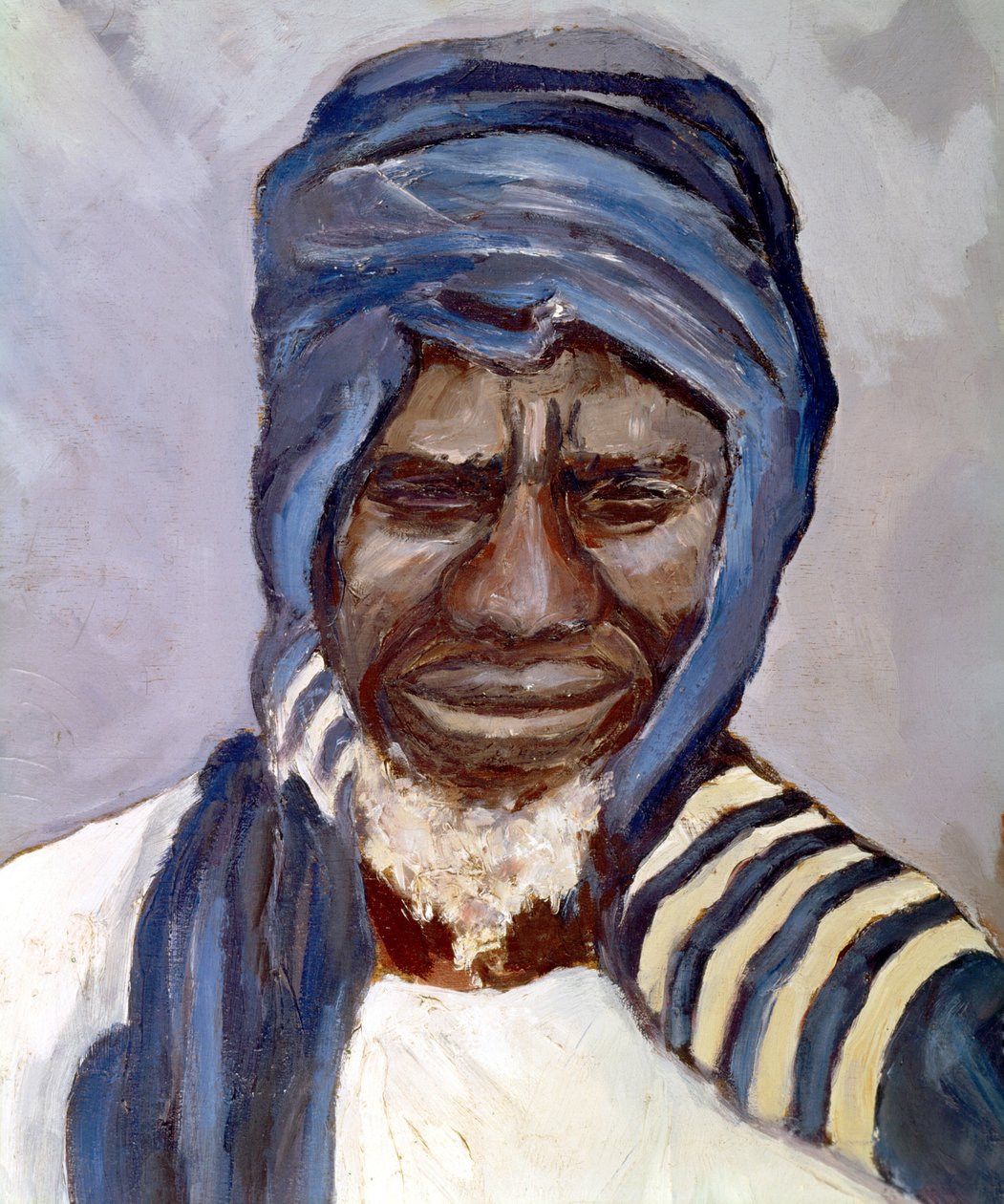 Portret Samory Toure, ok. 1870-1890 (malarstwo) autorstwa Pierre Castagnez