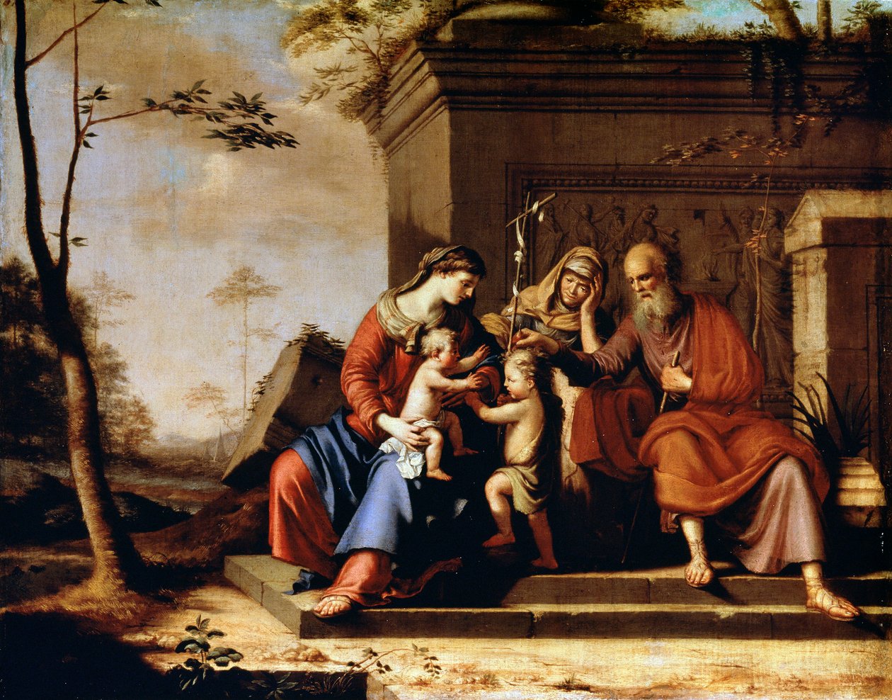 Święta Rodzina, 1655 autorstwa Pierre Cauchy