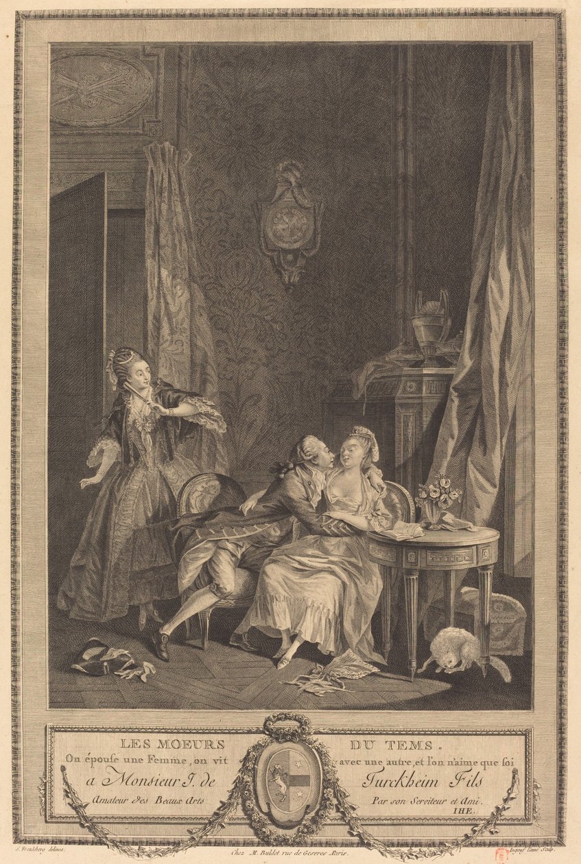 Obyczaje czasu autorstwa Pierre Charles Ingouf after Sigmund Freudenberger