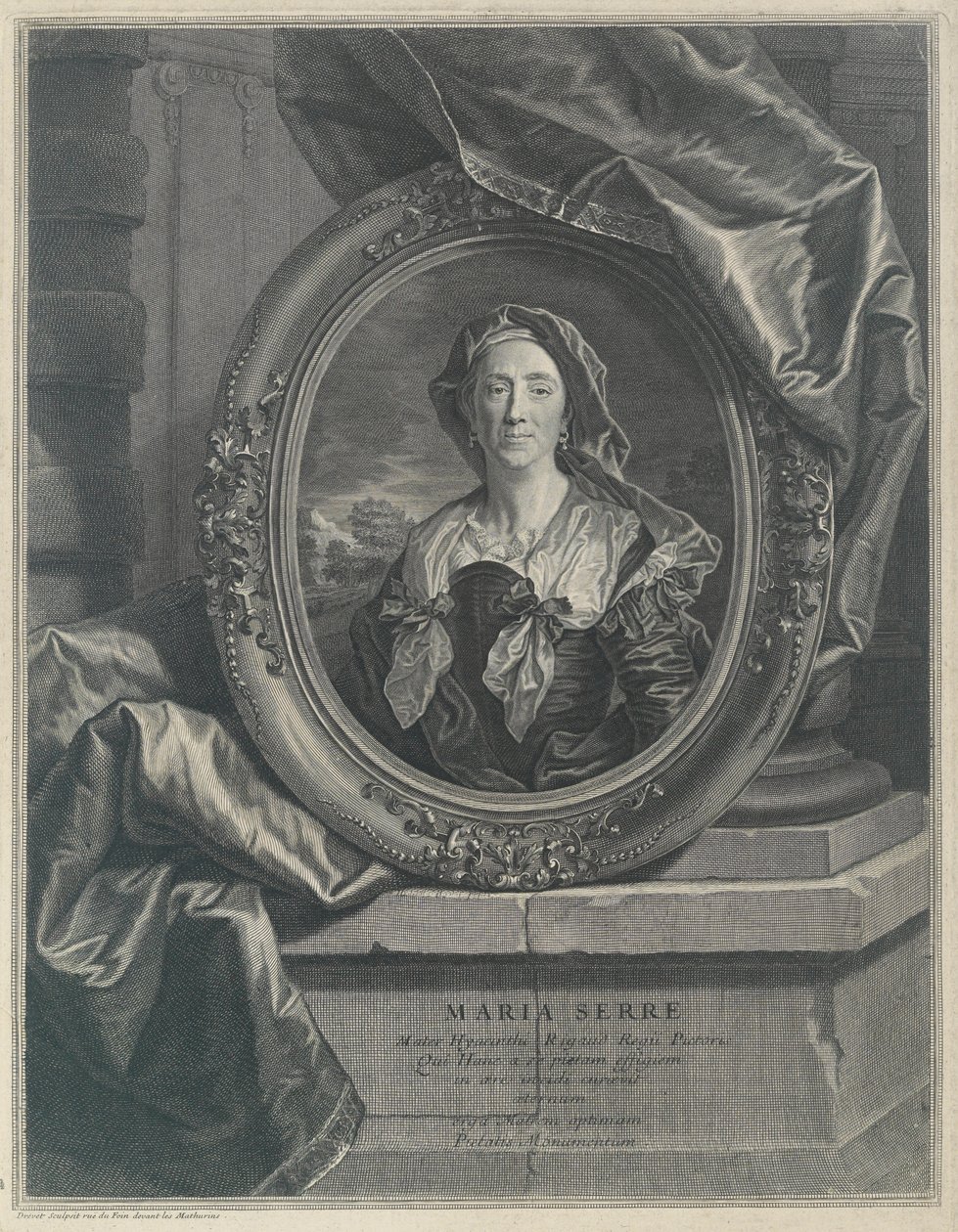 Madame Marie Rigaud (Maria Serre) autorstwa Pierre Drevet