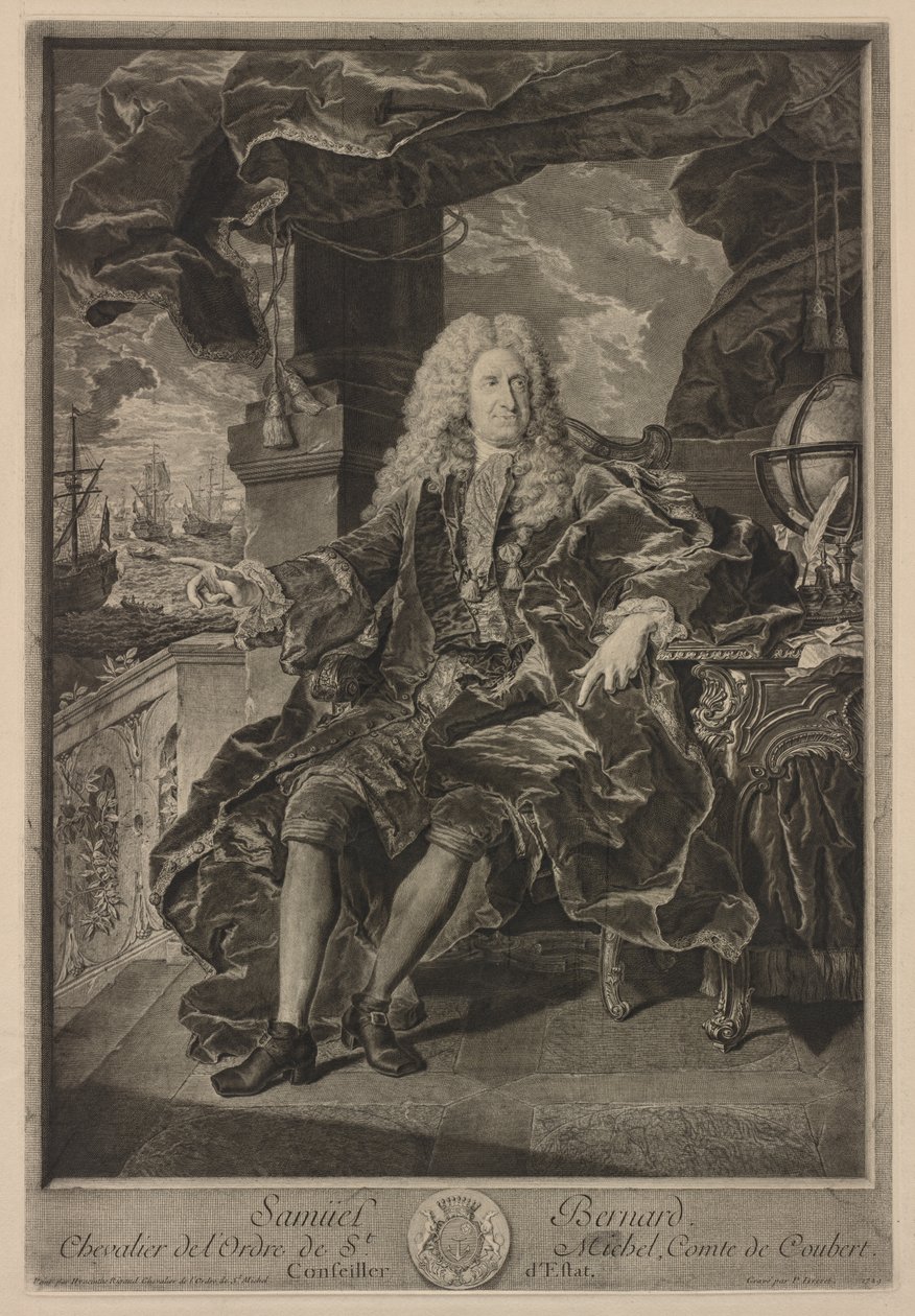 Samuel Bernard autorstwa Pierre Drevet