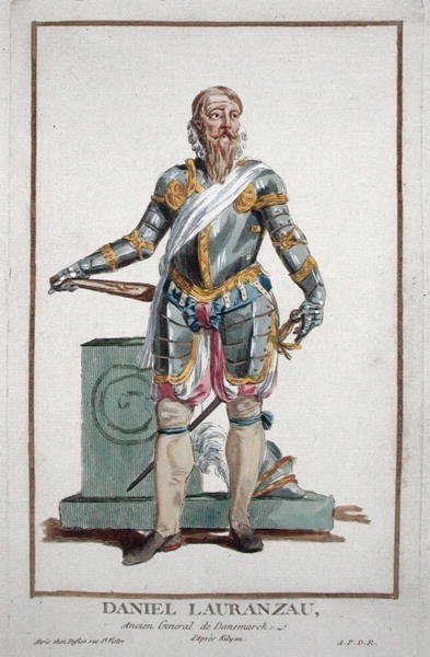Daniel Laurenza z „Receuil des Estampes, Representant des Rangs et des Dignites, według stroju wszystkich istniejących narodów”, wydanej w 1780 r. (rycina ręcznie kolorowana) autorstwa Pierre Duflos