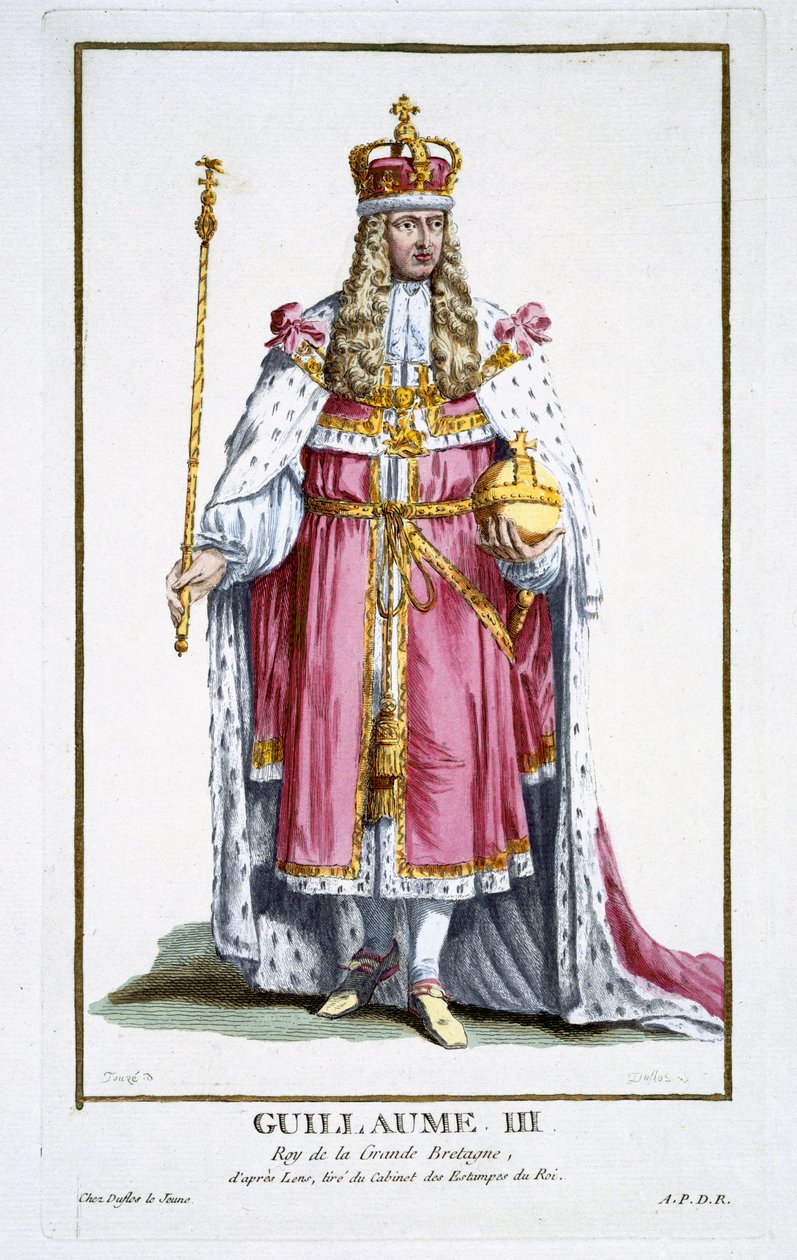 Wilhelm III (1650-1702) Orański, 1780 autorstwa Pierre Duflos