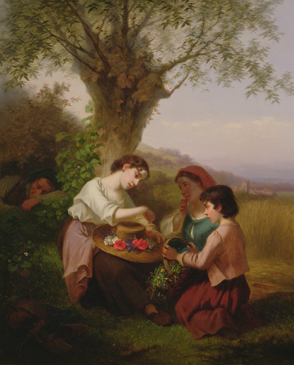 Słomkowy Kapelusz autorstwa Pierre Edouard Frere