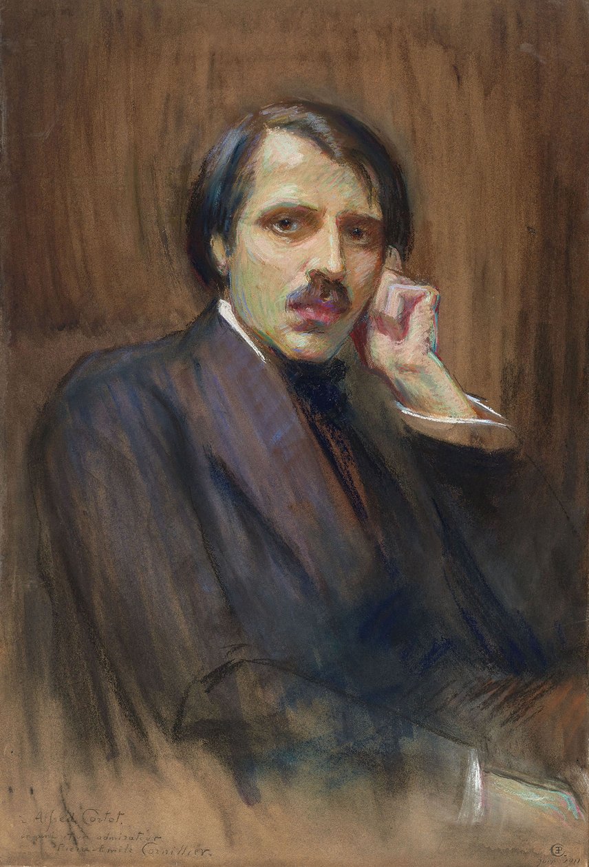 Portret pianisty i kompozytora Alfreda Cortota 1877-1962, 1911. autorstwa Pierre Émile Cornillier