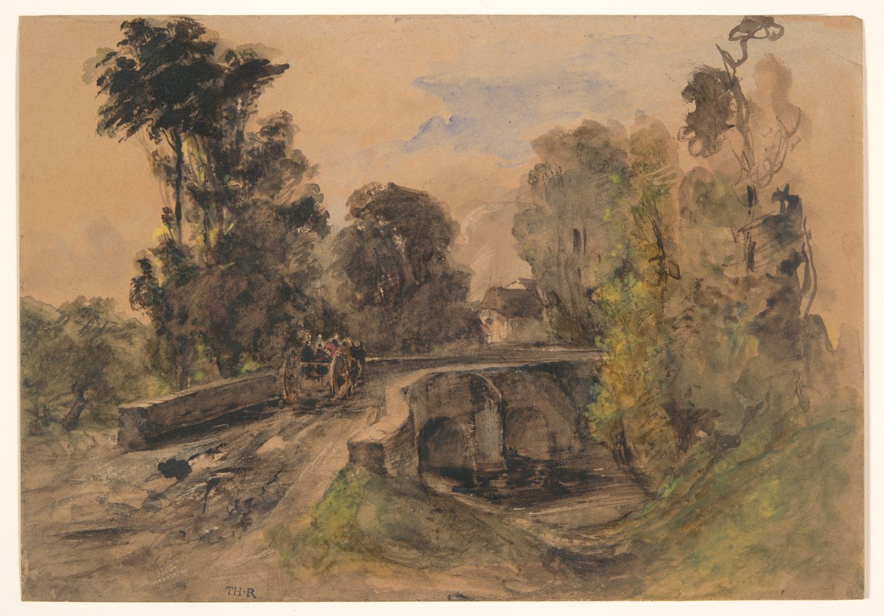 Kamienny Most autorstwa Pierre Etienne Theodore Rousseau