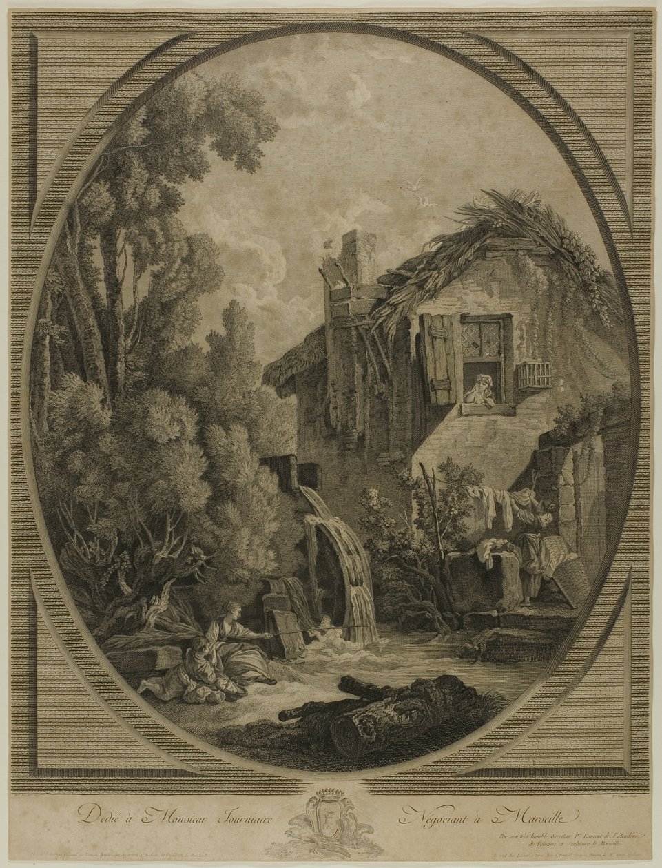 Krajobraz Wiatraka autorstwa Pierre Francois Laurent