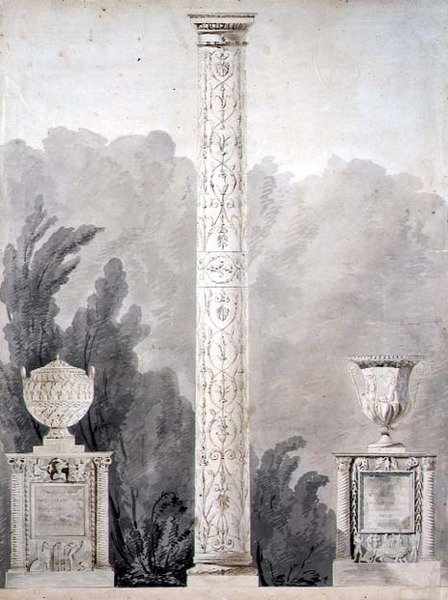 Projekty zabytków neoklasycznych autorstwa Pierre Francois Leonard Fontaine