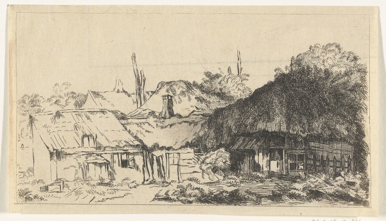 Niedokończony krajobraz autorstwa Pierre François Basan (workshop of)